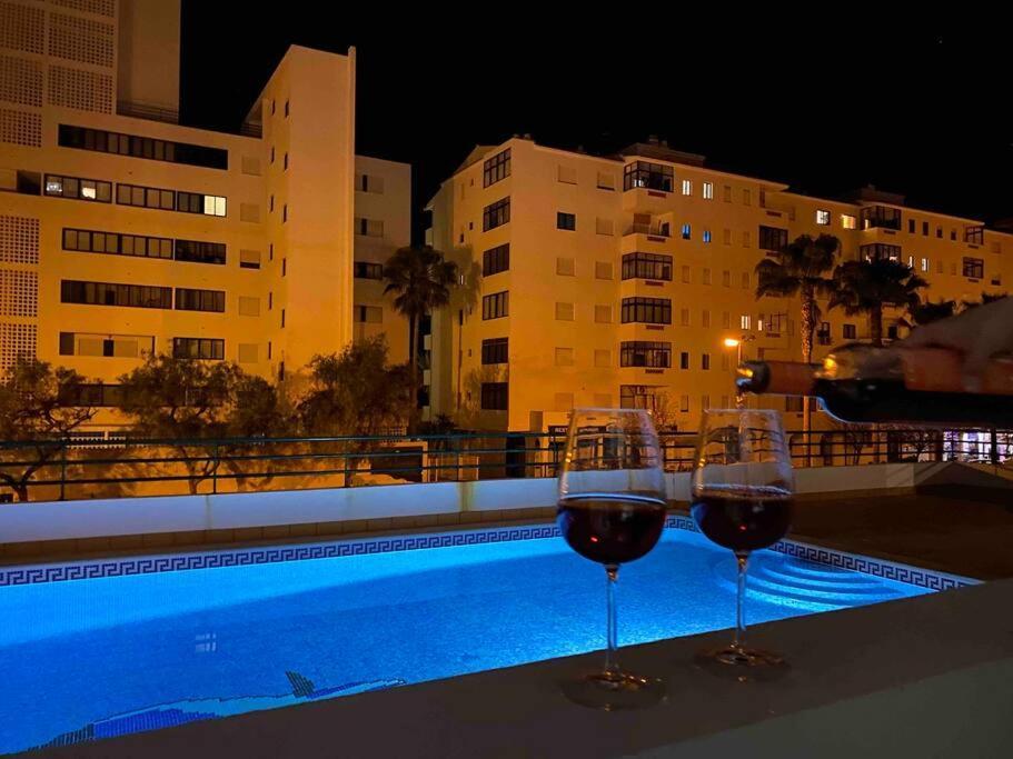 Luxury Modern Beach Apartment Quarteira Exterior foto